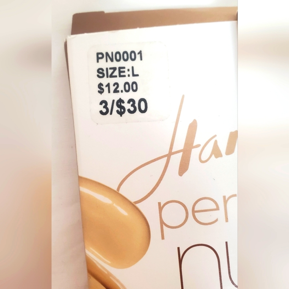 Hanes -Size L -2 Pack Hosiery Chart For Perfect Fit - Picture 3 of 7
